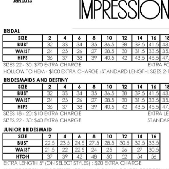 Impression Bridal Gown Size 12. NWT - Picture 9 of 9